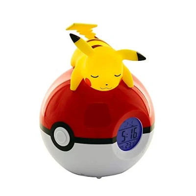 Image de POKEMON Réveil lumineux Pikachu sur une pokébol