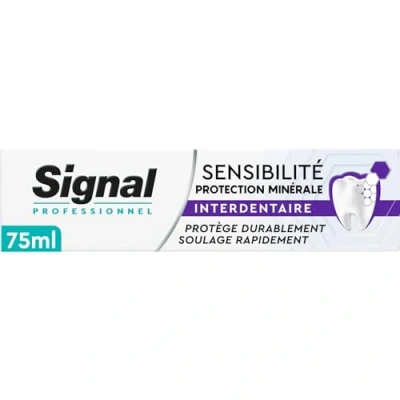 Image de SIGNAL Professionnel Dentifrice Protection Minérale Interdentaire soulage dès 30 secondes 3 minéraux actifs 75 ml