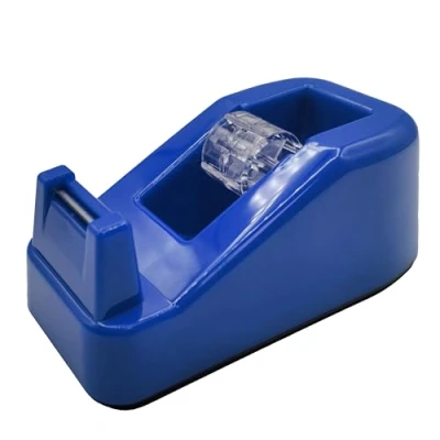 Image de RAYLU PAPER Dévidoir de Ruban Adhésif Bureau, Dérouleur Scotch Bureau avec Poids et Base Antidérapante, Résistant, Convient aux Rouleaux Rubans Adhésifs 33m (Bleu)