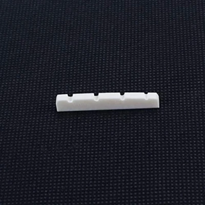 Image de Alnicov Bass Bone Nut 4 Cordes de remplacement pour guitare basse (38 X 6 mm, non blanchi)