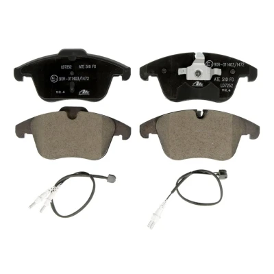 Image de ATE Ceramic 13.0470 7252.2 Jeu de plaquettes frein contact signal d&#039;usure inclus PEUGEOT: 407 Berline, SW, Coupe, CITROËN: C5 3