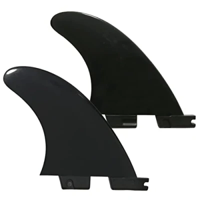 Image de UP100 2 Fins/Set FCS II Fins de Surf Aileron Planche Taille Moyenne GL Fin Noir