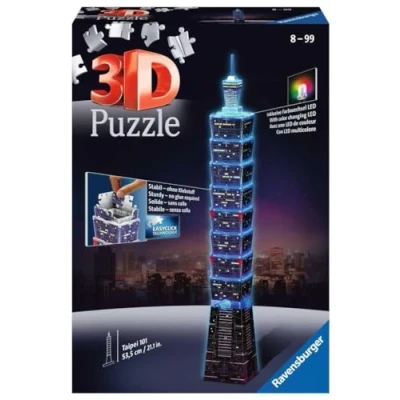 Image de Ravensburger Puzzle 3D Building Taipei illuminé 11149