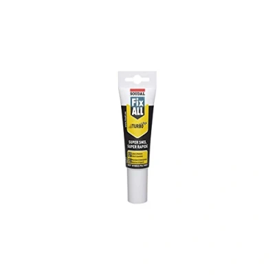 Image de Soudal Tube Mastic colle Fix All Turbo 125 ML Blanc 131079
