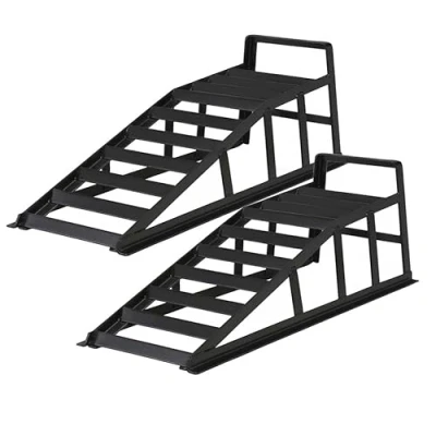 Image de Wiltec 2X Rampe de Chargement Rail d’accès pour Voiture Jusqu’à 2 t par Paire Rampes en Acier