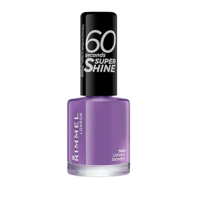 Image de Rimmel 60 Seconds Super Shine Vernis à Ongles Lovey Dovey 8 ml Mauve