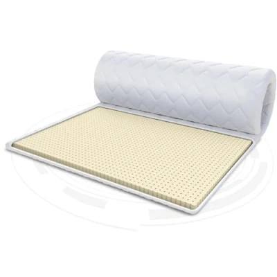 Image de FDM Surmatelas Latex Max Topper 180x200 cm Dureté H3 Épaisseur 2 Antiallergique Oeko Tex Blanc