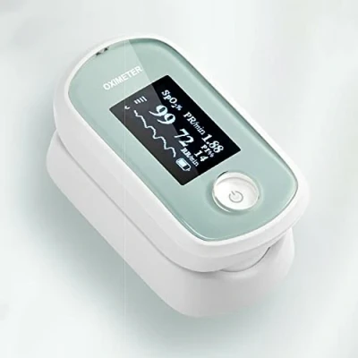 Image de Huapa Oxymètre de pouls doigt, surveillance la fréquence respiratoire l&#039;oxymètre SPO2 PR PI l&#039;oxygène Sangre Yema du doigt