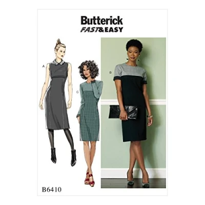 Image de Butterick Patterns 6410 A5/Femme/Miss Petite Robe, Multicolore, Taille 614