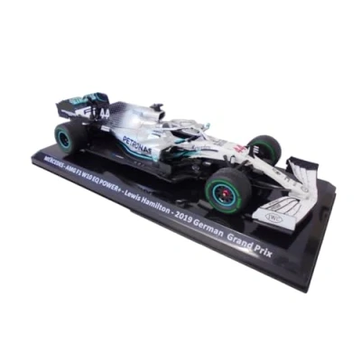 Image de Formule 1 Compatible avec Mercedes AMG F1 W10 EQ Power + Lewis Hamilton Winner 2019 1/24 Voiture Miniature OR071