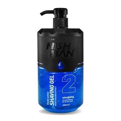 Image de Nishman gel de rasage transparent pour barbe 1000 ml