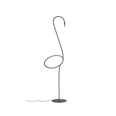 Image de Lindby Lampe sur pied LED Pajaro, 130 cm, noir, CCT, intensité variable