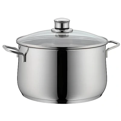Image de WMF Diadem Plus Faitout haut avec couvercle Acier inoxydable 18/10 24 cm