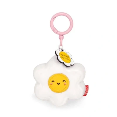 Image de Legami Porte clés Super Soft! Thème Daisy, en Peluche, Pendentif avec Message gravé et Mousqueton Zinc, 7x11 cm