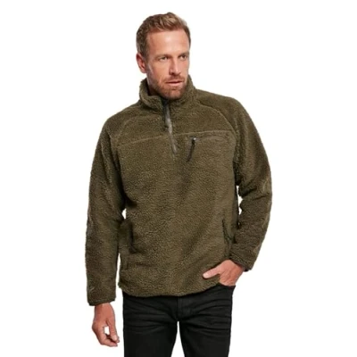 Image de Brandit Teddyfleece Troyer, color: olive, size: 4XL