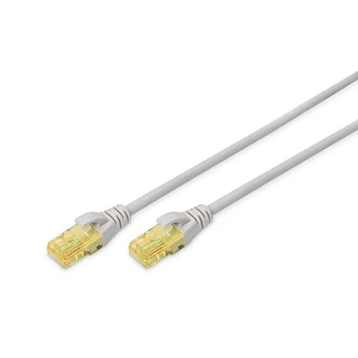 Image de DIGITUS Professional Cordon de raccordement RJ 45 (M) pour 1 m UTP CAT 6a sans halogène gris