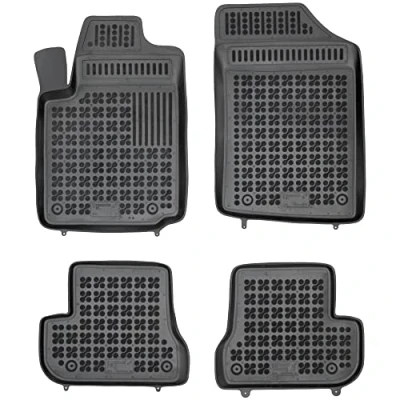 Image de REZAW PLAST 201216 Ensemble de tapis sol Caoutchouc avant et arrière 4 noir Sur mesure CITROËN: C2 3/5 portes