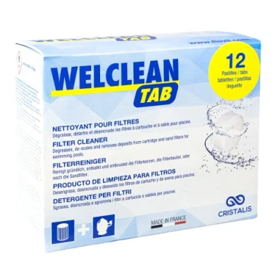 Image de Welclean Tab Flovil md9294 Nettoyant en pastilles pour filtres, Blanc