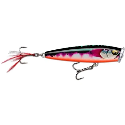 Image de Rapala Leurre de Pêche Skitter Pop Elite Construction Balsa (sans Plomb) Mer &amp; Eau Douce Flottant Profondeur Nage Surface Taille 9,5cm / 17g Fabriqué en Estonie Gilded Toman