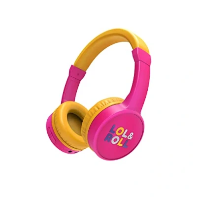 Image de Energy Sistem LOL&amp;Roll Pop Kids Bluetooth Headphones (Auriculaires sans Fil pour Enfants Music Share, 5.1, 85 DB Volume Limit, Mic) Rose