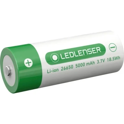 Image de Accu de rechange LED LENSER 26650 5000 mAh Rechargeable Haute densité énergétique