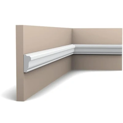 Image de Simple cimaise ornée d&#039;un motif linéaire PX117 L200 x H3,5 l1,5 cm ORAC DECOR