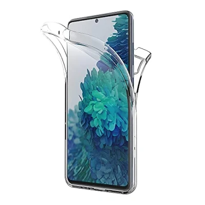 Image de AICEK Coque Compatible Samsung Galaxy S20 FE 5G / Lite, 360Full Body Transparente Silicone pour Fan Edition Housse Etui Case (6,5 Pouces)