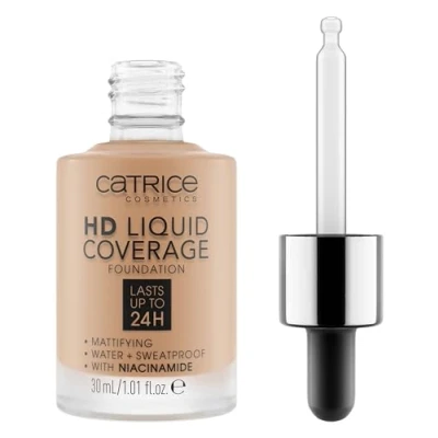 Image de Catrice Fond de Teint Liquide HD Coverage 50 Rosy Ash