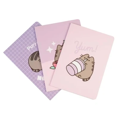 Image de Grupo Erik Lot de 3 Carnets Pusheen Carnet Notes A5, Notebook, Voyage, Recettes, Cahier