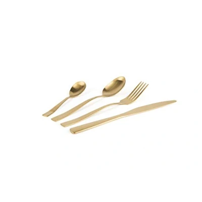 Image de SERV.16 Couverts SHADOW Or