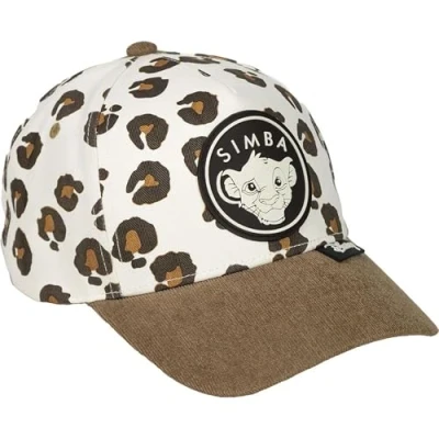 Image de CERDÁ LIFE&#039;S LITTLE MOMENTS Casquette à visière Le Roi Lion Brown Size 57 Cm Made with Cotton and Polyester Simba Print Original Product