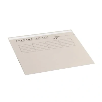 Image de Jalema 3864111 Lot de 10 Sous Chemises Dossiers écologiques avec Onglet A4 226 g/m² Tree Free Secolor 310 x 225 mm Beige naturel