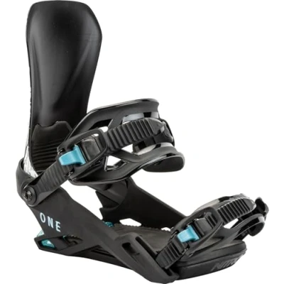 Image de Nitro One Fixation Snowboard pour Hommes, Raven, L