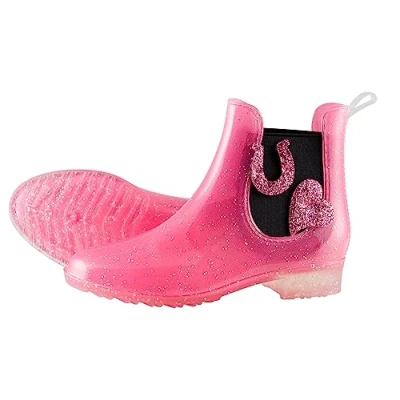 Image de PFIFF Lucky 102663 Bottines imperméables en caoutchouc pour enfant Noir Pointure 30 35, Noir, 34 EU