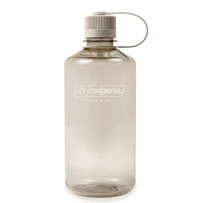 Image de Nalgene Sustain Tritan Bouteille d&#039;eau sans BPA fabriquée avec des matériaux dérivés de 50 % déchets plastiques, 946 ml, ouverture étroite, coton