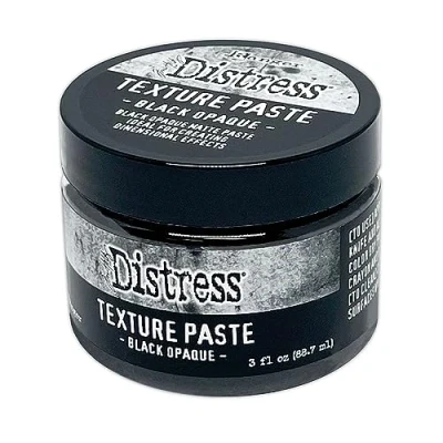 Image de Ranger Pâte de texture Tim Holtz Distress Noir Opaque, 3 fl oz Jar