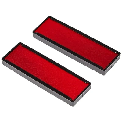 Image de Trodat 6/4918 Lot de 2 cassettes d&#039;encrage rechange pour Printy Rouge