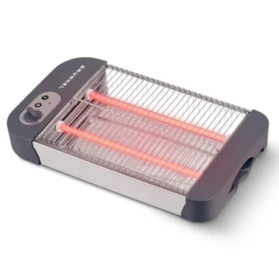 Image de Grunkel Grille pain plat pour tout type de et bouilloire 600 W puissance. Minuteur brunissage à 6 niveaux plateau ramasse miettes. Modèle TSP G2.