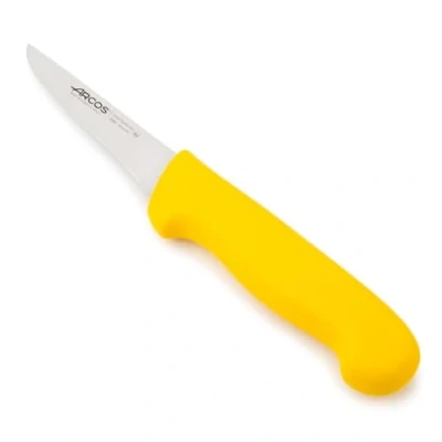 Image de Arcos Séries 2900 Couteau à Désosser Lame Acier Inoxydable Nitrum 100 mm Manche Polypropylène Couleur Jaune