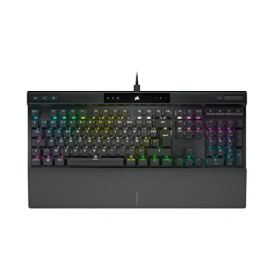 Image de CORSAIR K70 RGB PRO Clavier de Jeu Mécanique Filaire Interrupteurs Linéaires CHERRY MX RED Capuchons Touches PBT Double Shot Compatible iCUE AZERTY FR PC, Mac, Xbox Noir