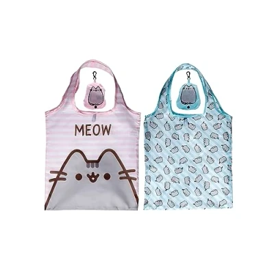 Image de Puckator Mixte Pusheen Cat Sac réutilisable, Multicolore, Taille Unique