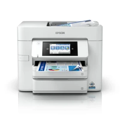Image de Epson WorkForce Pro WF C4810DTWF A4, 4 Ink Cartridges, Print, Scan, Copy, Fax, 22 pages/min Colour, 4,800 x 2,400 DPI, Wi Fi Direct , 802.11b/g/n, USB 2.0, 10/100. Windows 7/8/10/11/Server. 1 Year OSS