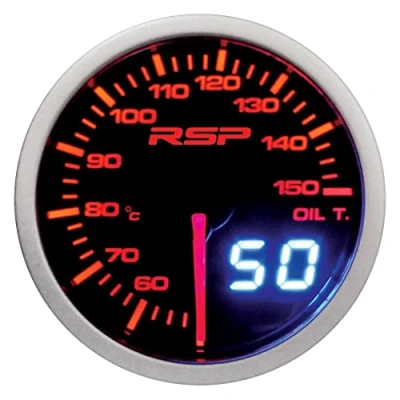 Image de MANOMETRE DE TEMPERATUR D&#039;HUILE RSP D.52MM LED