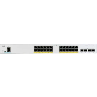 Image de Cisco Catalyst C1000 24P 4X L commutateur réseau Géré L2 Gigabit Ethernet (10/100/1000) Connexion Ethernet, supportant l&#039;alimentation via ce port (PoE) Gris Neuf