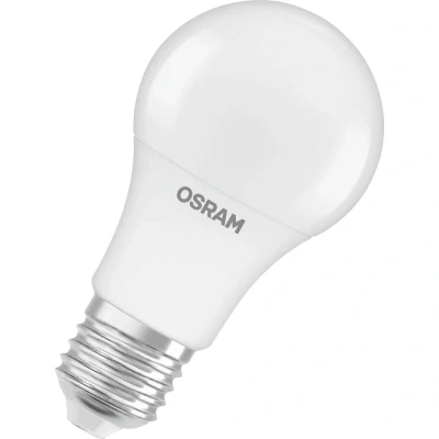 Image de OSRAM NATURE LOOP lampes LED écologiques en plastique recyclé, pack avantage de 3 lampes, remplace les ampoules 60W classiques, forme poire, E27, blanc chaud(2700K),respectueux l’environnement