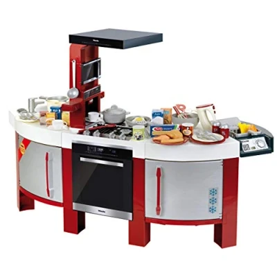 Image de Theo Klein 7158 Miele Cuisine Star Jouable des Deux côtés avec de Nombreux Accessoires et d&#039;innombrables possibilités Jeux Dimensions 55cm x 137cm 95cm Jouet pour Enfants à partir Trois Ans