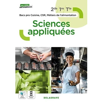 Image de Sciences appliquées 2de, 1re, terminale bacs pro cuisine, CSR, métiers de l&#039;alimentation : pochette élève (Broché)