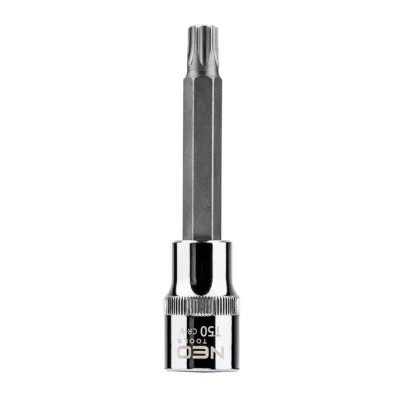 Image de NEO TOOLS 08 766 Clé à douille 1/2 T50 Acier chrome vanadium, d&#039;outil Torx intérieur