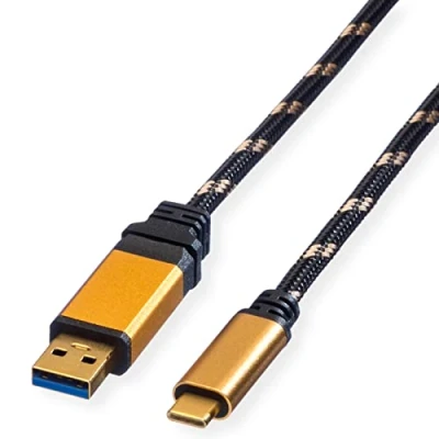 Image de Roline Câble Gold USB 3.2 Gen 1, A C, St/St, 1 m