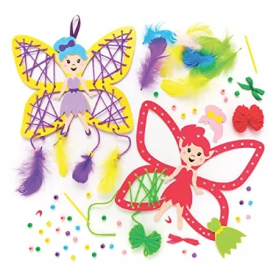 Image de Baker Ross Attrape Reves a Fabriquer motif Fées Lot de 4, Activites Manuelles pour Enfants (AX911)